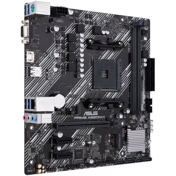 Moderkort - ASUS - PRIME A520M-K - Sockel AM4 - Micro ATX - DDR4 64 GB