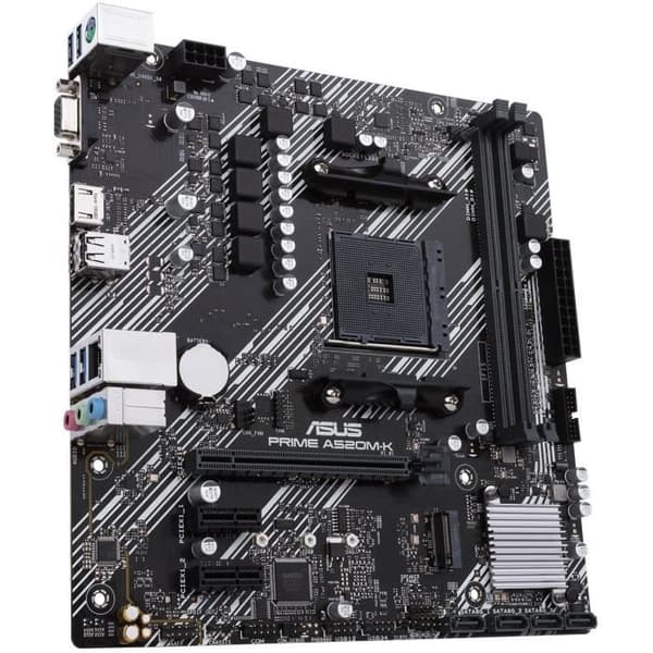 Moderkort - ASUS - PRIME A520M-K - Sockel AM4 - Micro ATX - DDR4 64 GB