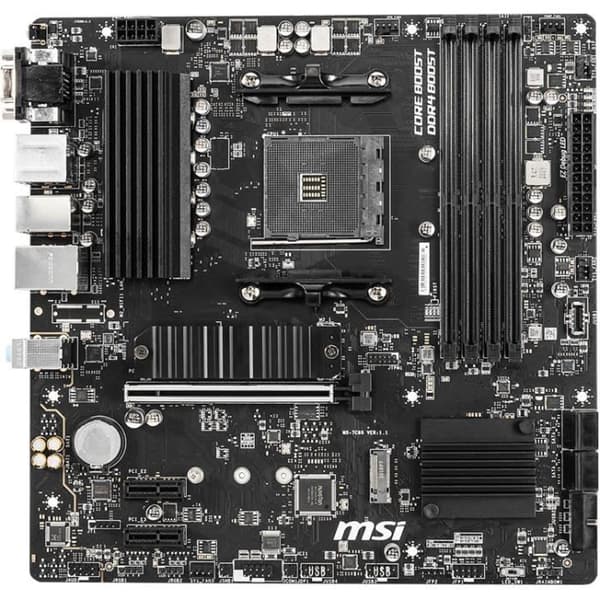 Moderkort - MSI - B550M PRO-VDH - Sockel AM4 - AMD B550 - 4 x DDR4