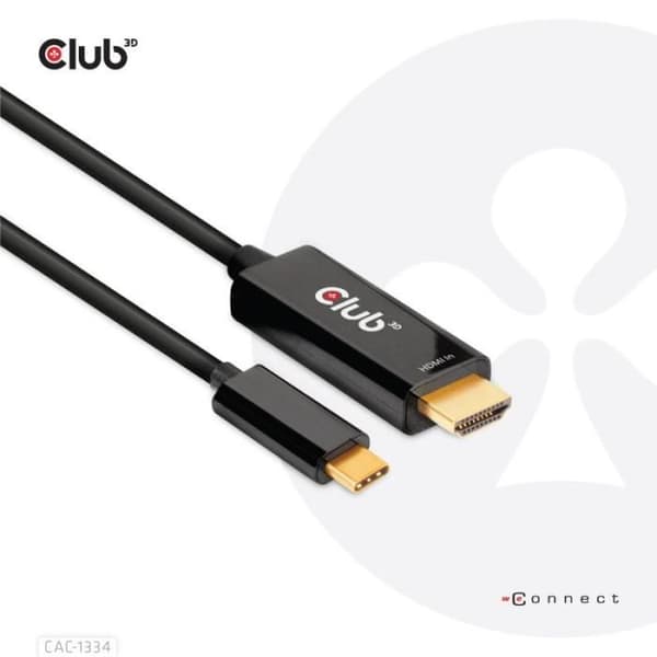 Club3D Club 3D - Adapterkabel - HDMI männlich bis USB-C männlich - 1,8 m - aktiv, unterstützt 4K 60 Hz (4096 x 2160)