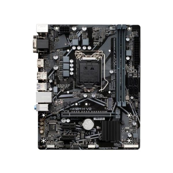 Moderkort - Gigabyte - H410M H V2 - mATX - LGA1200 - DDR4 SDRAM