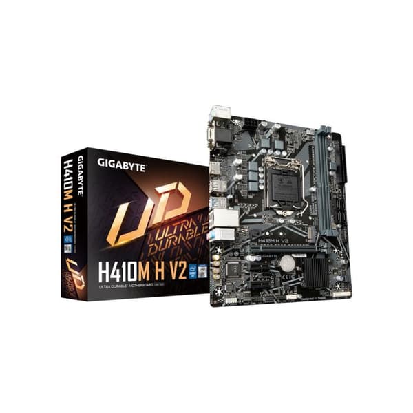Moderkort - Gigabyte - H410M H V2 - mATX - LGA1200 - DDR4 SDRAM