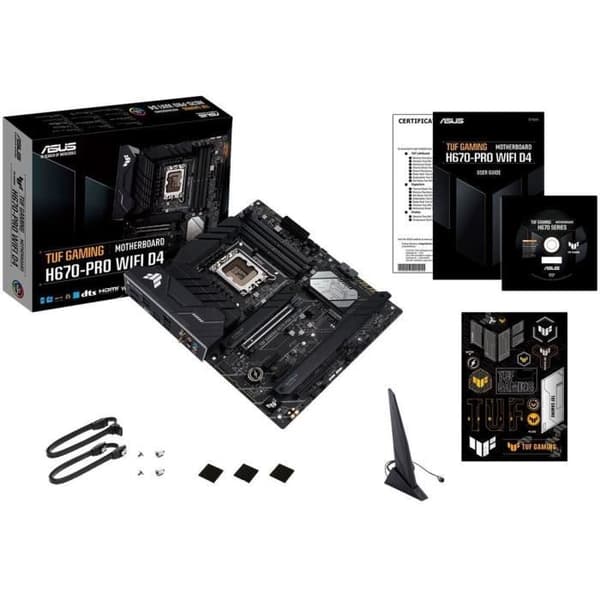 Moderkort - ASUS - TUF GAMING H670-PRO WIFI D4 - (90MB1900-M0EAY0)