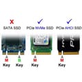 Miniatyrbild 2 av 4: Chenyang - CY-SA-008 - M.2 NGFF NVME AHCI M-Key SSD till PCIe 3.0 X1 PCI Express-adapterkort med fäste 8cm/12cm