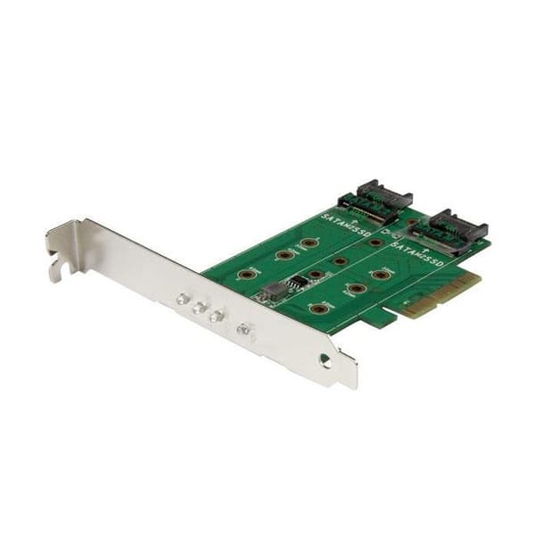 3-portars M.2 NGFF SSD-adapter - STARTECH - PCIe 3.0 - SATA III och NVMe