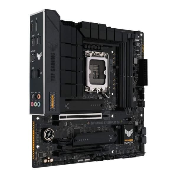 Moderkort - ASUS - TUF GAMING B760M-PLUS D4 - Sockel LGA1700 - DDR4 - 64 Go RAM