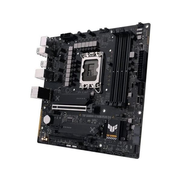 Moderkort - ASUS - TUF GAMING B760M-PLUS D4 - Sockel LGA1700 - DDR4 - 64 Go RAM