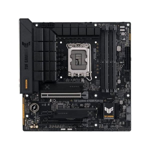 Moderkort - ASUS - TUF GAMING B760M-PLUS D4 - Sockel LGA1700 - DDR4 - 64 Go RAM