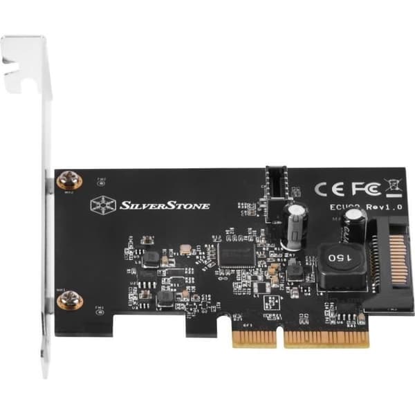 SILVERSTONE ECU02E, PCI EXPRESS-KORT MED INTERN KEY-A CONNECTOR 20