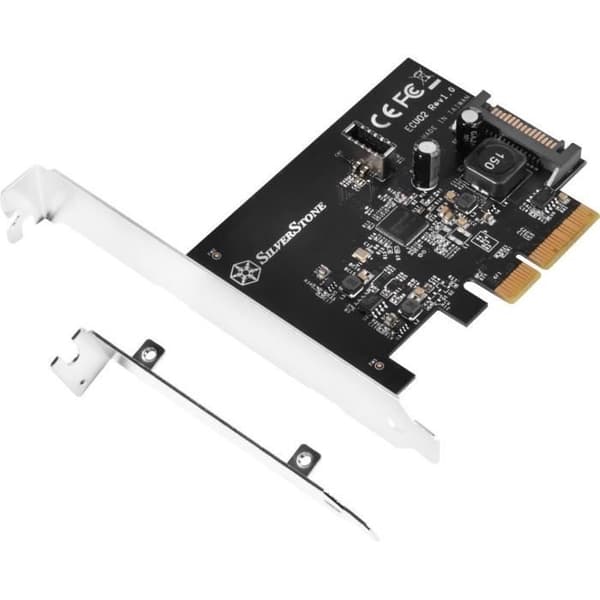 SILVERSTONE ECU02E, PCI EXPRESS-KORT MED INTERN KEY-A CONNECTOR 20