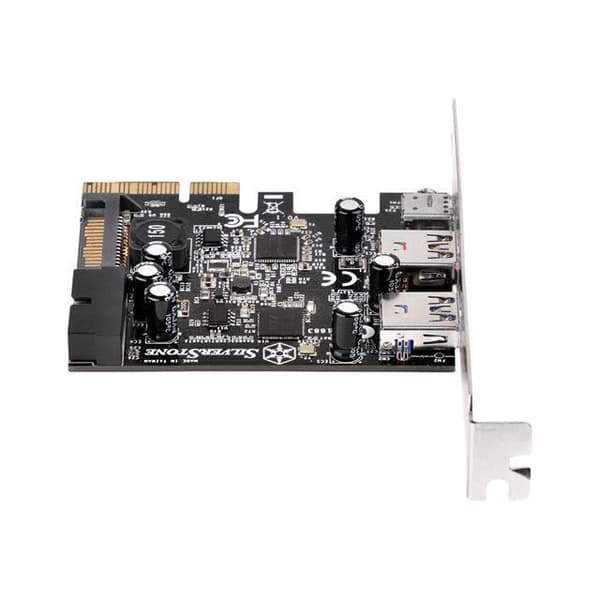 SilverStone SST-ECU05 - Extern SuperSpeed USB 3.1 Typ C, 2x USB 3.0 Typ A, 1x Intern USB 3.0 Gen 2.0 2x PCI-E Express-kort, ...