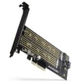 Miniatyrbild 2 av 3: AXAGON PCEM2-D PCI-Express PCIe-kort lämpligt för (SSD): M.2 PCIe NVMe SSD