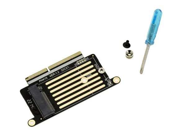 M2 NVMe M Key-adapter för att ersätta SSD:n med 22+34 punkter på en MACBOOK PRO A1708 från 2016 eller 2017