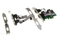 Miniatyrbild 3 av 3: PCI Express PCIe Seriell RS232 4-portars styrkort med ASIX AX99100 Chipset. Med LÅG och HÖG PROFIL fästen