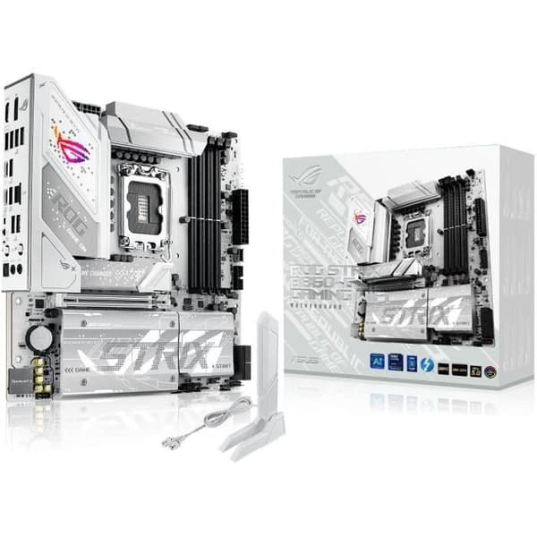 Moderkort mATX - ASUS - ROG Strix B860-G - WiFi 7 - PCIe 5.0 - DDR5 SDRAM