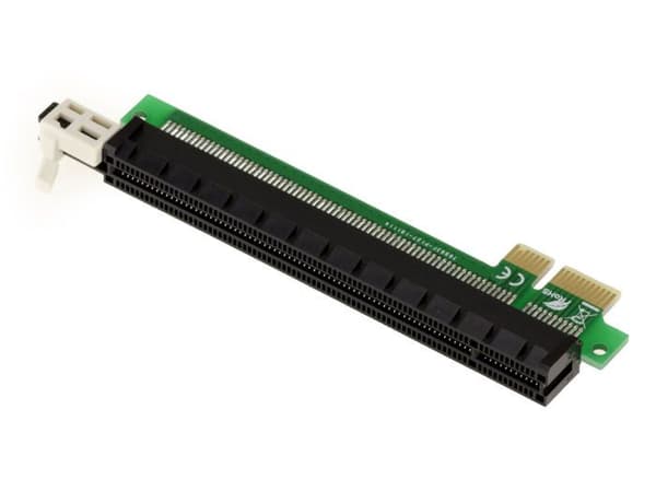 Riser-typ för PCI Express x1-port till PCIe x16-port