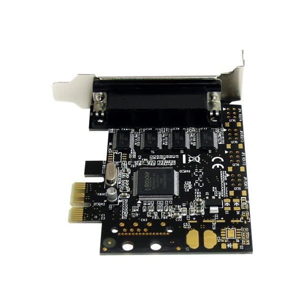 PCI Express 4 portar DB-9 RS232-kort - STARTECH - UART 16550 - PCIe 1.1 - RS-232