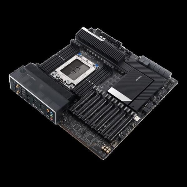 Moderkort - ASUS - PRO WS WRX80E-SAGE SE WIFI II - AMD sWRX8 - WiFi 6E - 128 GB RAM