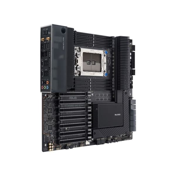 Moderkort - ASUS - PRO WS WRX80E-SAGE SE WIFI II - AMD sWRX8 - WiFi 6E - 128 GB RAM