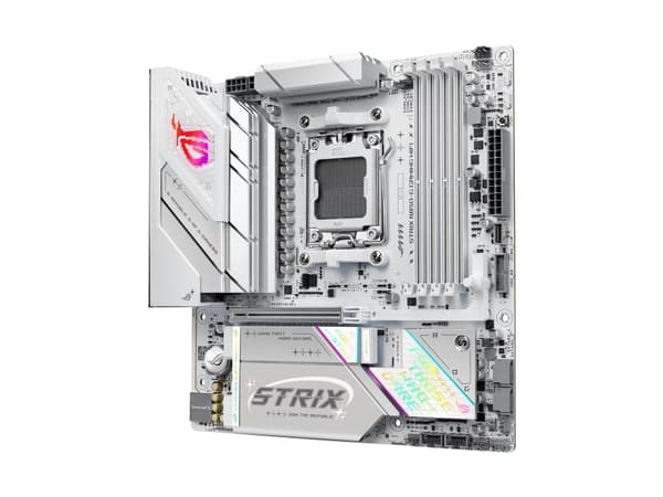 ASUS ROG Strix B850-G Gaming WiFi AMD mATX-moderkort DDR5 PCIe 5.0 4xM.2 1xHDMI 1xDisplayPort 2xSATA