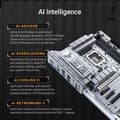 Miniatyrbild 2 av 5: Moderkort - ASUS - TUF GAMING Z890-PRO WIFI - Socket LGA1851 - DDR5 - Integrerat Wi-Fi