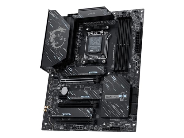 MSI X870E GAMING PLUS WIFI, AMD, Socket AM5, AMD Ryzen 7000 Series, AMD Ryzen 8000 Series, AMD Ryzen 9000 Series, Socket AM5, DDR5-SDRAM, 256 GB