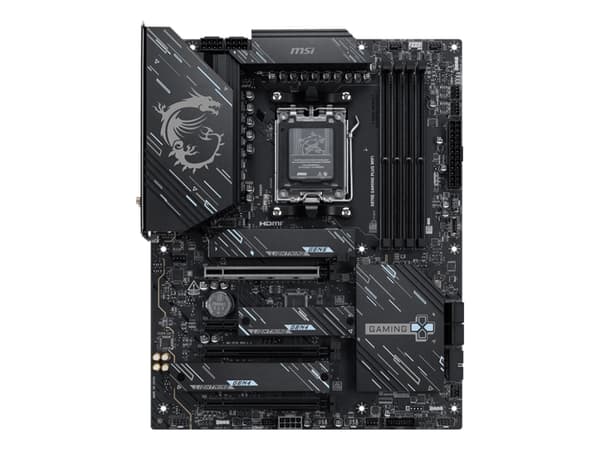 MSI X870E GAMING PLUS WIFI, AMD, Sockel AM5, AMD Ryzen 7000-serien, AMD Ryzen 8000-serien, AMD Ryzen 9000-serien, Sockel AM5, DDR5-SDRAM, 256 GB