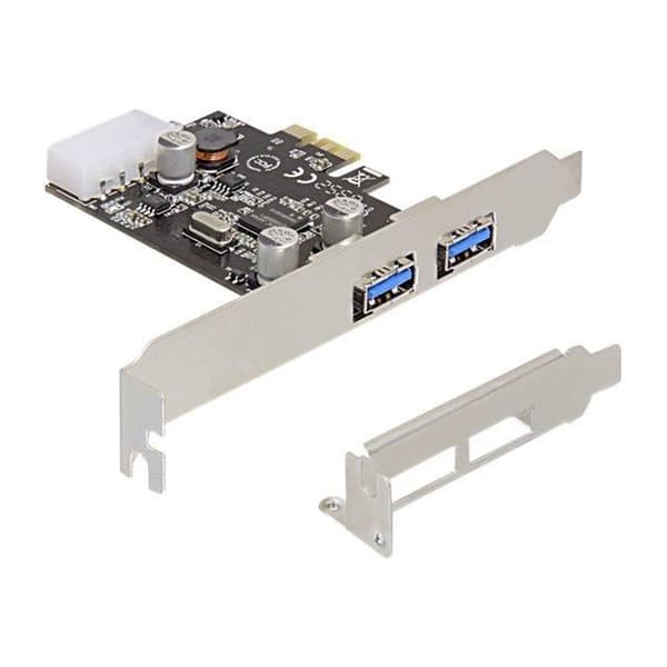 DeLock PCI Express-kort&gt; 2x USB 3 Silver