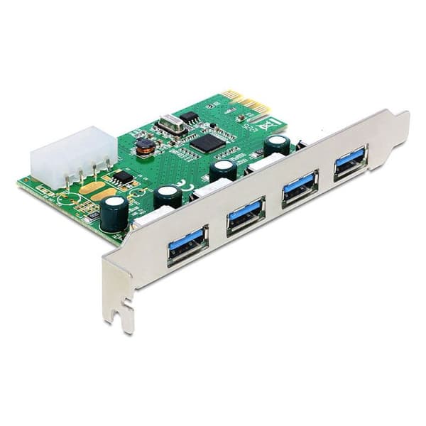 DeLock PCI Express-kort &gt; 4 x extern USB 3.0 …