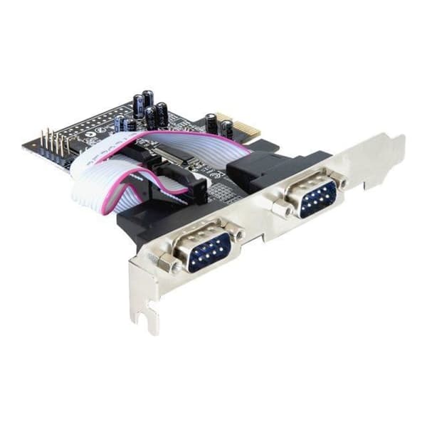 DeLock 4x seriellt PCI Express-kort Silver