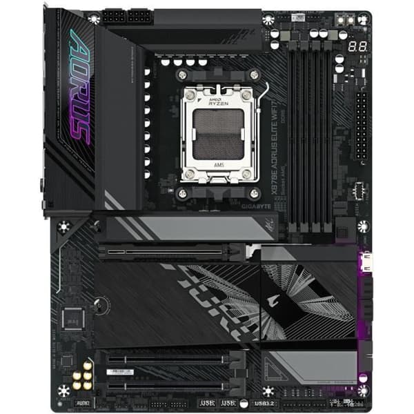 Moderkort - GIGABYTE - X870E A ELITE WIFI7 - Sockel AM5 - DDR5 - Wi-Fi 7