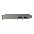 Miniatyrbild 3 av 3: PCIe-kort med 2 USB 3.0-portar - STARTECH - PEXUSB3S23 - SATA-strömförsörjning - Etron EJ168A chipset