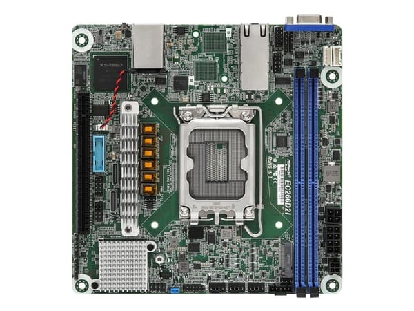 Asrock EC266D2I, Intel, LGA 1700, Intel® Pentium® Gold, Intel® Xeon®, Intel Xeon E, LGA 1700, DDR5-SDRAM, 32 GB