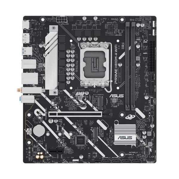 Moderkort - ASUS - PRIME H810M-A - Micro ATX - LGA 1851 - DDR5 - Wi-Fi 6