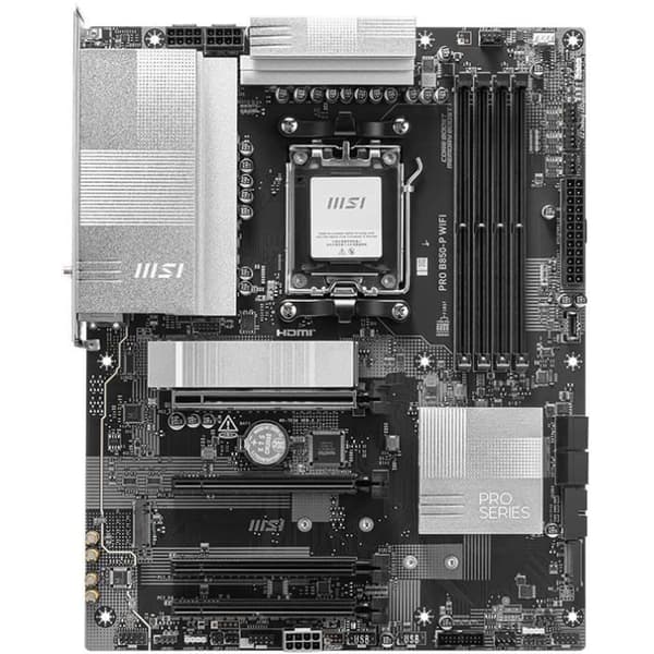 Moderkort - MSI - PRO B850-P WIFI - AM5 - DDR5 - Wi-Fi 7