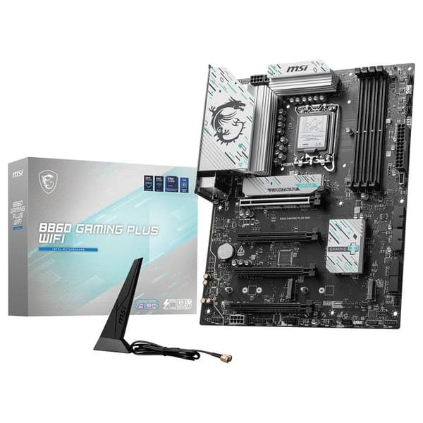 Moderkort - MSI - B860 GAMING PLUS WIFI - LGA 1851 - DDR5-SDRAM - Wi-Fi 7