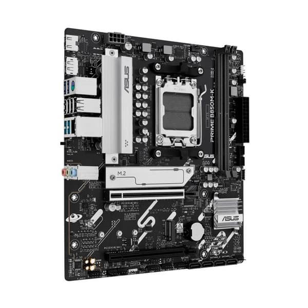 Asus PRIME B850M-K Moderkort AMD B850 Socket AM5 micro ATX för Ryzen 7000/8000/9000