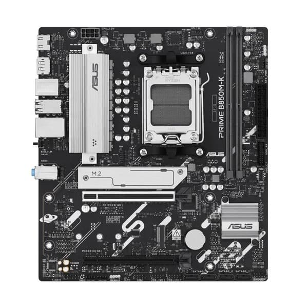 Asus PRIME B850M-K Moderkort AMD B850 Socket AM5 micro ATX för Ryzen 7000/8000/9000