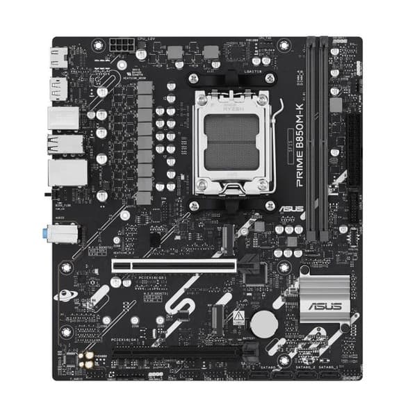 Asus PRIME B850M-K Moderkort AMD B850 Socket AM5 micro ATX för Ryzen 7000/8000/9000