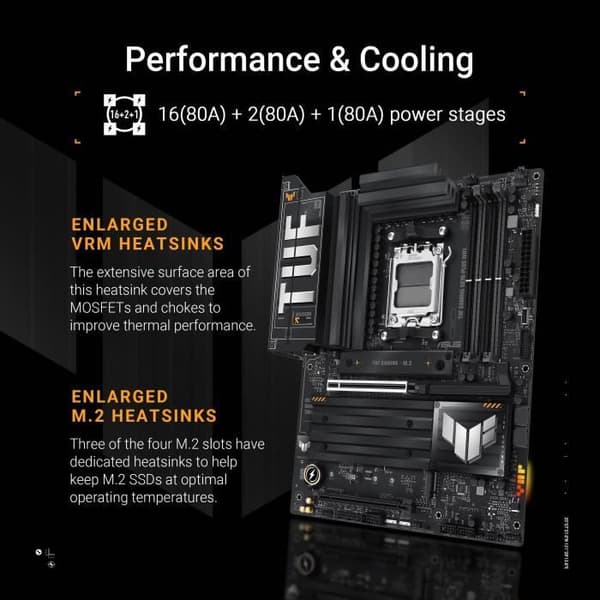 Moderkort - ASUS - TUF GAMING X870-PLUS WIFI