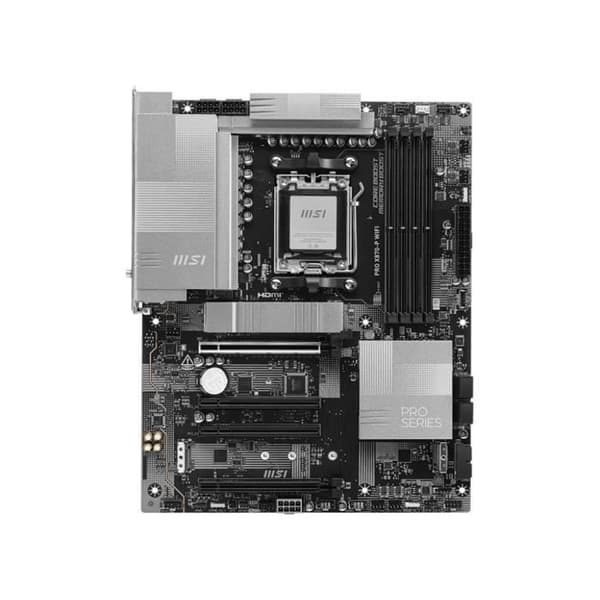 Bundkort - MSI - PRO X870-P WIFI - Wi-Fi 7, PCIe Gen5, EZ M.2 Shield Frozr II, sølv