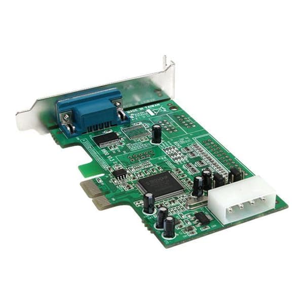 Lågprofil PCI Express-kort med 1 RS232 seriell port - STARTECH - UART 16550 - PCIe