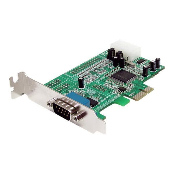 Lågprofil PCI Express-kort med 1 RS232 seriell port - STARTECH - UART 16550 - PCIe Grön