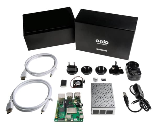 Radxa Okdo enkeltkortcomputer ROCK4C+ STARTERKIT