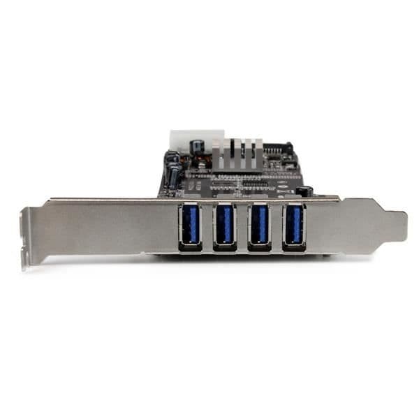 4-portars USB 3.0 PCI Express-kontrollkort - STARTECH - PEXUSB3S42V - UASP och SATA/LP4 strömförsörjning