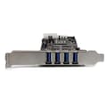 Miniatyrbild 4 av 4: 4-portars USB 3.0 PCI Express-kontrollkort - STARTECH - PEXUSB3S42V - UASP och SATA/LP4 strömförsörjning