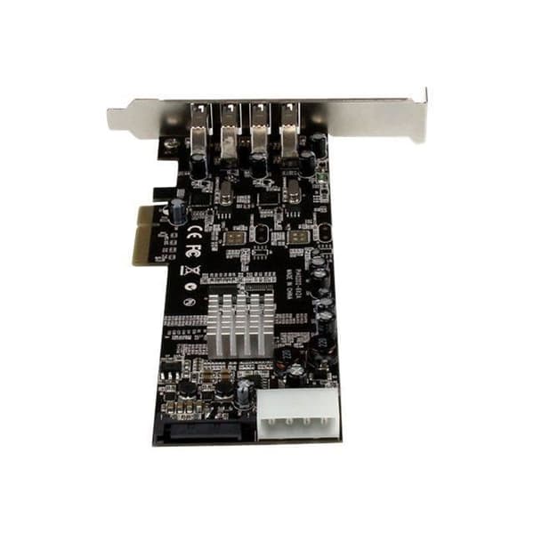 4-portars USB 3.0 PCI Express-kontrollkort - STARTECH - PEXUSB3S42V - UASP och SATA/LP4 strömförsörjning