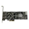 Miniatyrbild 1 av 4: 4-portars USB 3.0 PCI Express-kontrollkort - STARTECH - PEXUSB3S42V - UASP och SATA/LP4 strömförsörjning