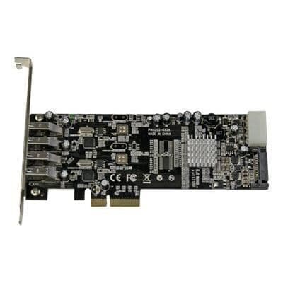 4-portars USB 3.0 PCI Express-kontrollkort - STARTECH - PEXUSB3S42V - UASP och SATA/LP4 strömförsörjning