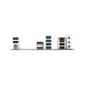 Miniatyrbild 5 av 5: Moderkort - Gigabyte - B550M K - Ultra Durable - PCIe 4.0 - Sockel AM4 - Micro ATX
